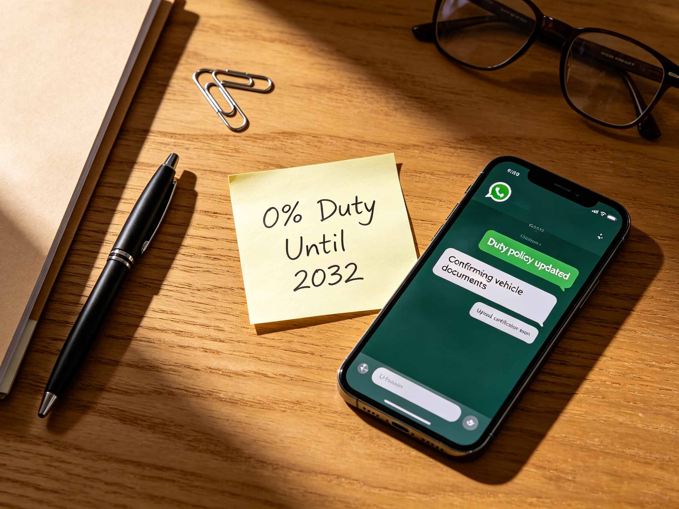 Ghana Ministry of Finance EV zero duty notice 2024-2032